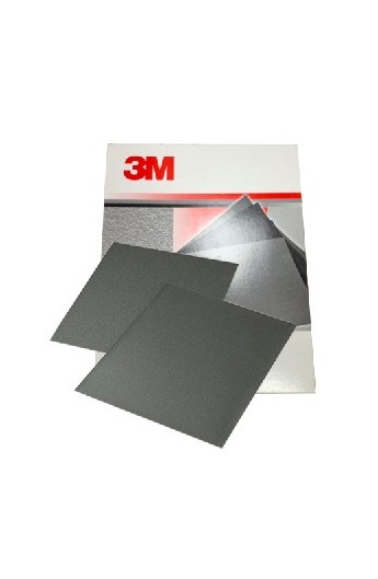 Papier abrasif en oxyde d'aluminium 3M™, assortiment de grains, 9005NA,  22,8 cm x 27,9 cm, 5/paquet